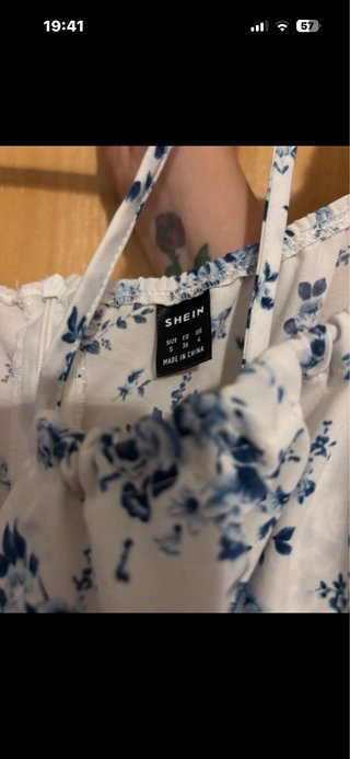 Vestido Largo Shein Estampado Floral