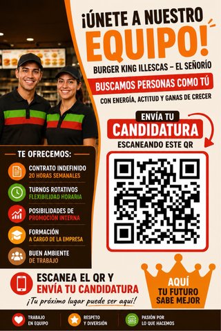 Personal para bk señorio de illescas