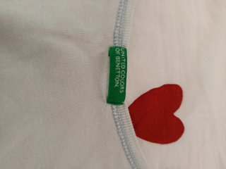Top Tirantes Benetton Vintage Strass