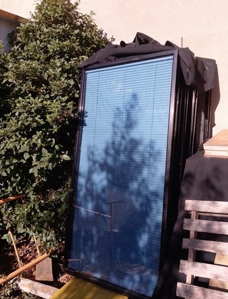 Ventanas fijas con persiana