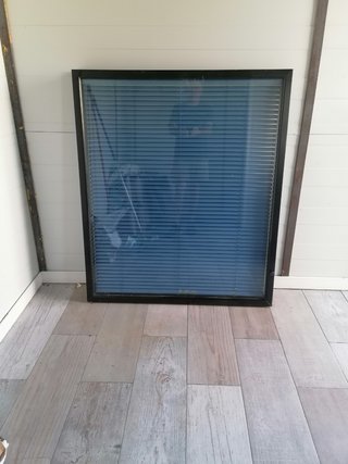 Ventanas fijas con persiana