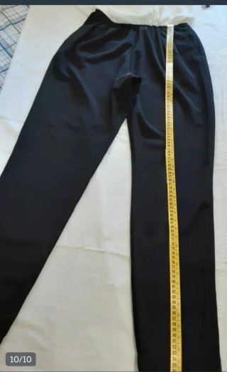 Mono largo bicolor 40 beige-negro sin mangas nuevo