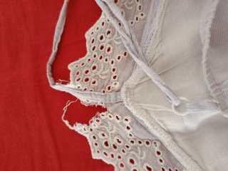 Camiseta de pijama Oysho | Rayas lila y blanco