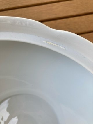 Sopera Bidasoa Porcelana Blanca Relieve