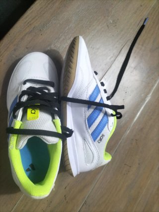 Zapatillas Adidas Fútbol Sala Blancas y Azules