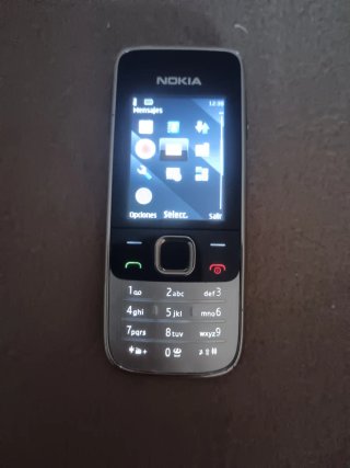 Teléfono Móvil Nokia 2730c-1 Negro/Plata