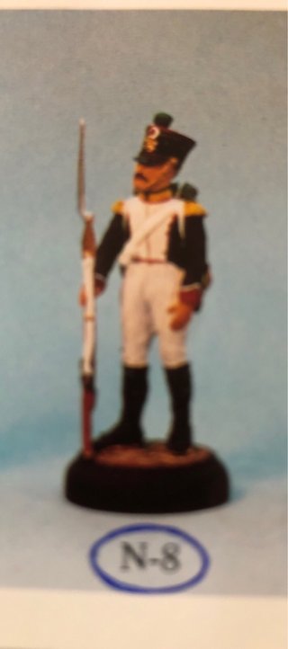 Soldado de plomo figura militar