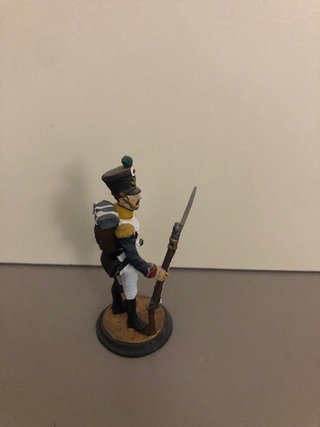 Soldado de plomo figura militar