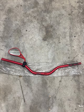Manillar Voca Rojo con Espejo Retrovisor