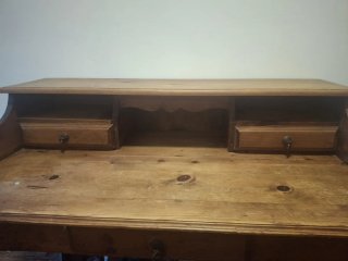 Escritorio secretero vintage madera maciza
