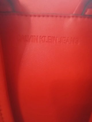 Mochila Calvin Klein Roja mochila grande