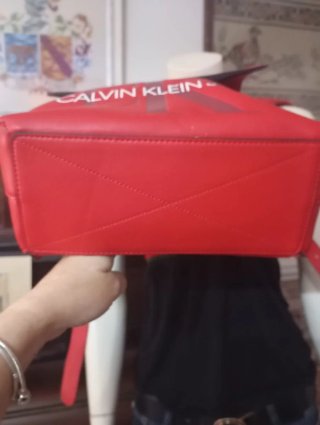 Mochila Calvin Klein Roja mochila grande