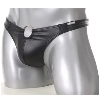 1804 - Tanga hombre cuero sintetico PU