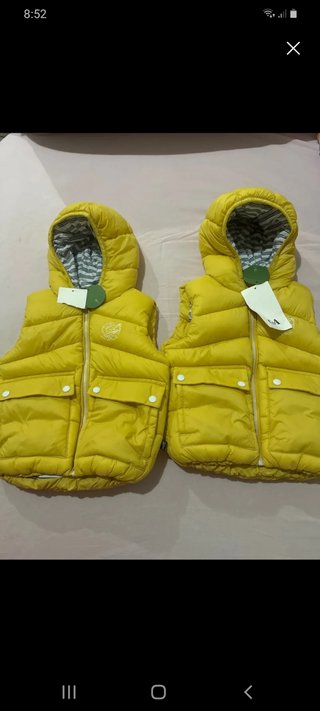 2 Chalecos Niños Amarillos