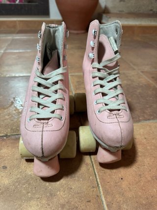 Patines Oxelo Quad 100 Rosas (talla 35)
