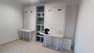Camas abatibles con escritorio y estantería