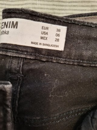 Pantalones vaqueros negros