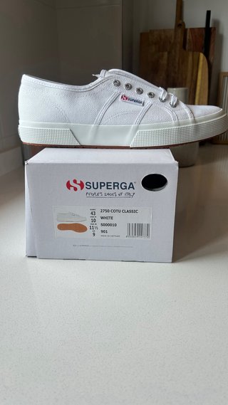 Zapatillas Superga Cotu Classic Blancas,NUEVAS