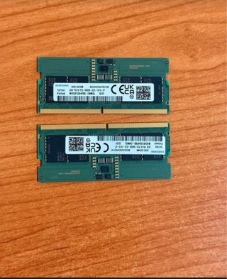 2x 8GB DDR5 5600MHz SO-DIMM Samsung