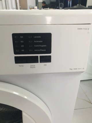 Lavadora OK. 7kg 1200rpm con garantía