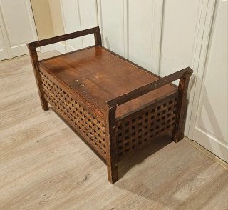 Baúl banco de madera