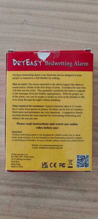 Alarma Enuresis DryEasy Bedwetting