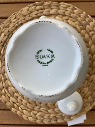 Cafetera Bidasoa Blanca con Relieve