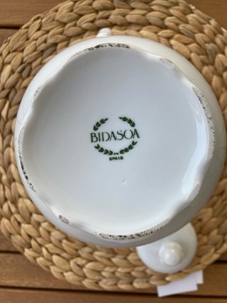 Cafetera Bidasoa Blanca con Relieve