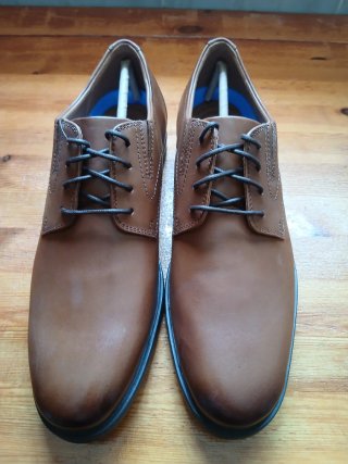 Clarks Whiddon Cap Oxford Hombre Piel Marrón