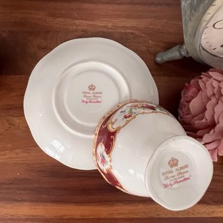 Taza y plato Royal Albert Lady Hamilton