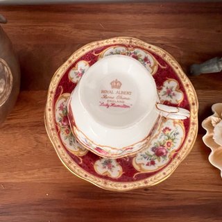 Taza y plato Royal Albert Lady Hamilton