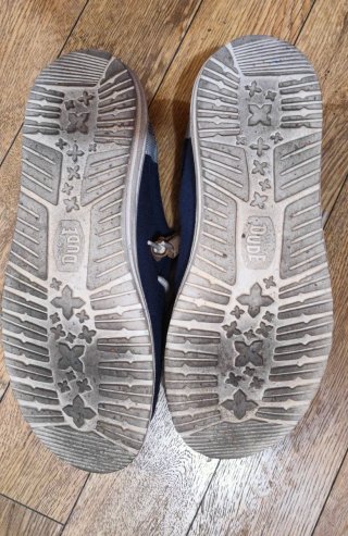 Mocasines Hey Dude Azul Talla 42