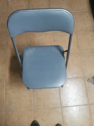 30 Sillas plegables gris