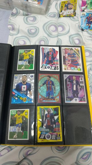 Lote de cromos de fútbol Neymar Jr.