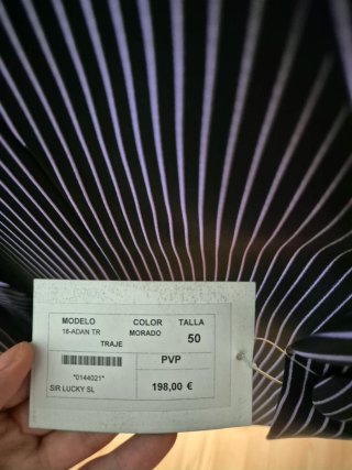Traje de raya diplomática