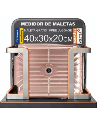 Maleta Cabina Ryanair Nueva Rosa Dorada