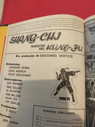 Antologia del còmic SHANG-CHI FUMANCHU