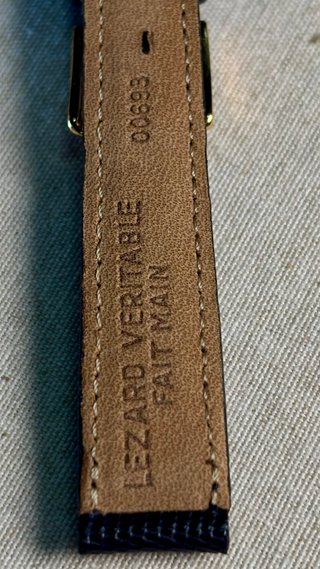 Lote 2 Correas Eterna Lagarto Vintage NOS
