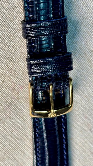 Lote 2 Correas Eterna Lagarto Vintage NOS