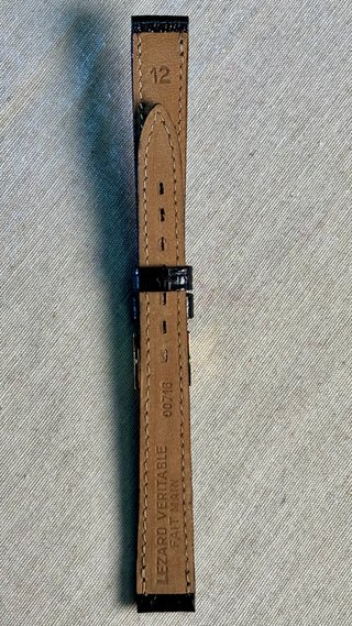 Lote 2 Correas Eterna Lagarto Vintage NOS