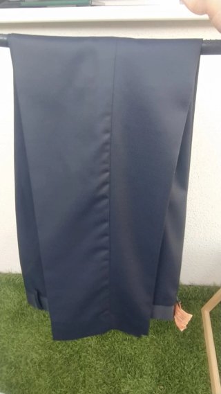 Traje Geoviani Negro y Azul , camisa cinturón todo