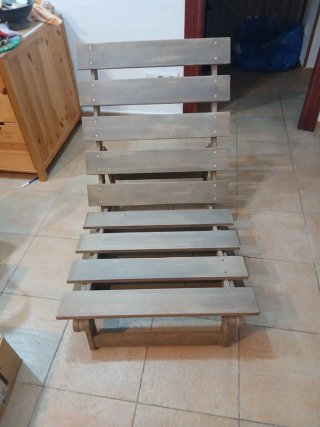 Sofá cama futón blanco