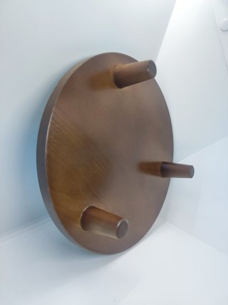 Tavolo Altare Rotondo Legno Albero della Vita