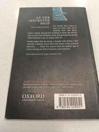 Oxford Bookworms 3. As the Inspector Said