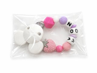 Chupeteros de silicona personalizados