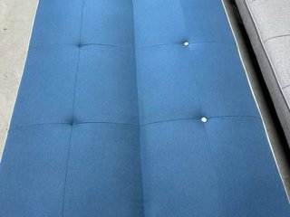 Sofá Cama Azul Sofá cama tela azul