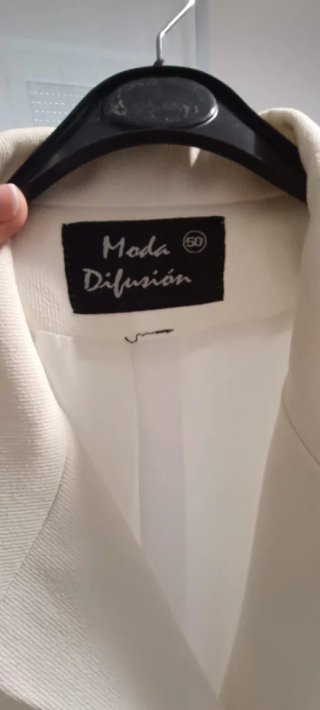 Americana Moda Difusión Blanca Mujer