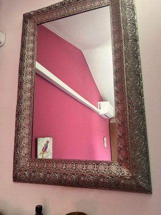 Specchio da parete decorato