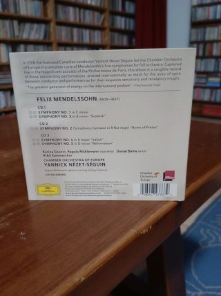 Mendelssohn: Sinfonías 1-5 DG, 3 CDs