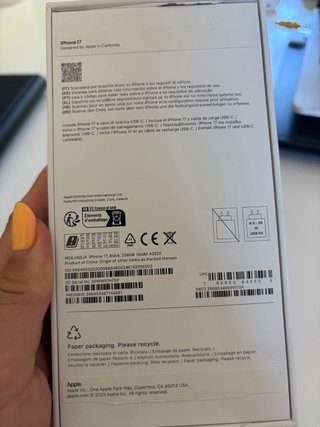 iPhone 17 Negro 256GB